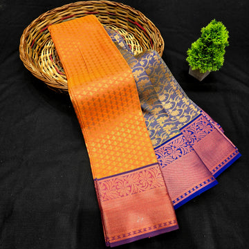 All Self Bridal Saree Without Stone