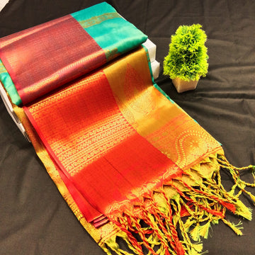 Traditional Bridal Silk Saree: