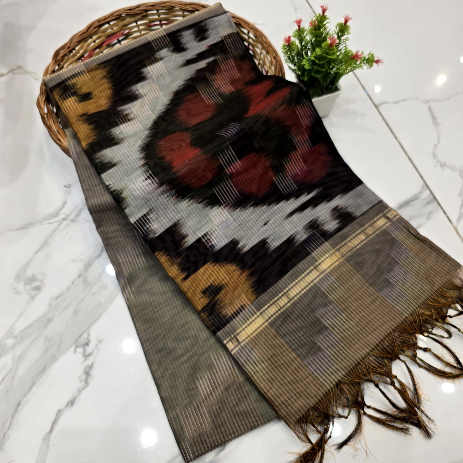 Pochampally Cotton Saree