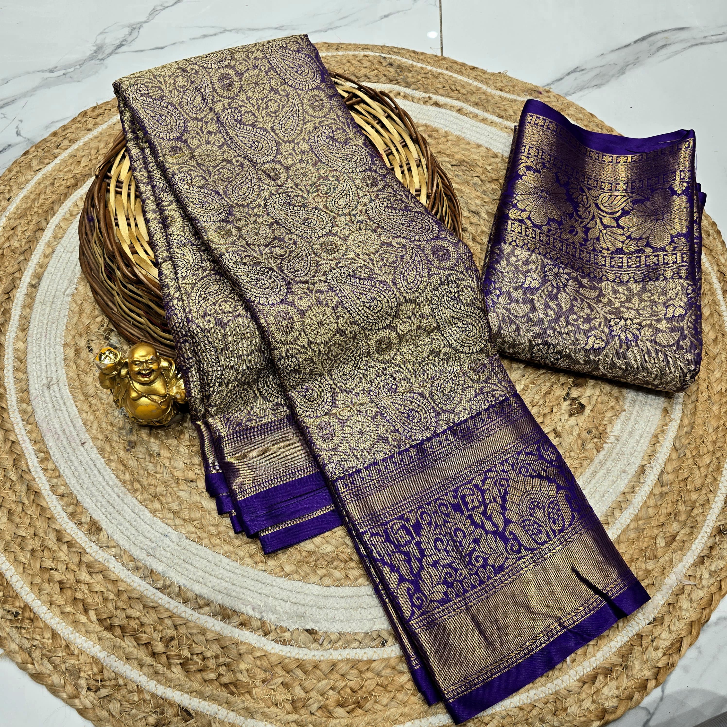 One Gram gold Saree