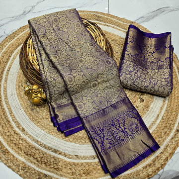 One Gram gold Saree