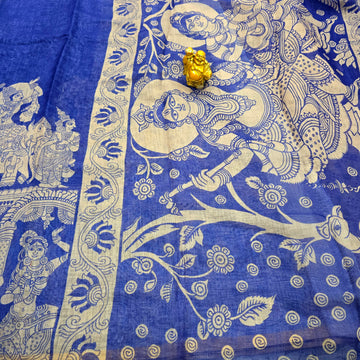 Kalamkari Cotton Silk saree