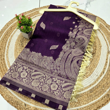 Weaving Cotton Saree