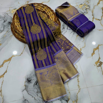 Classic Checked Vairaoosi Silk Saree ( Same Colour Only Dispatch )