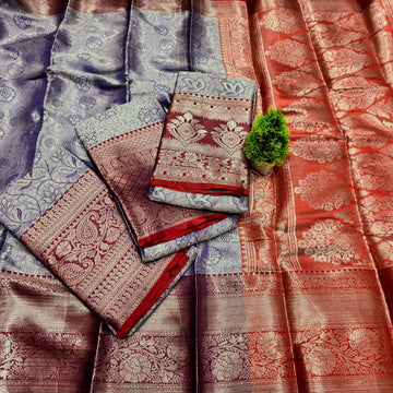 One Gram Silver Saree