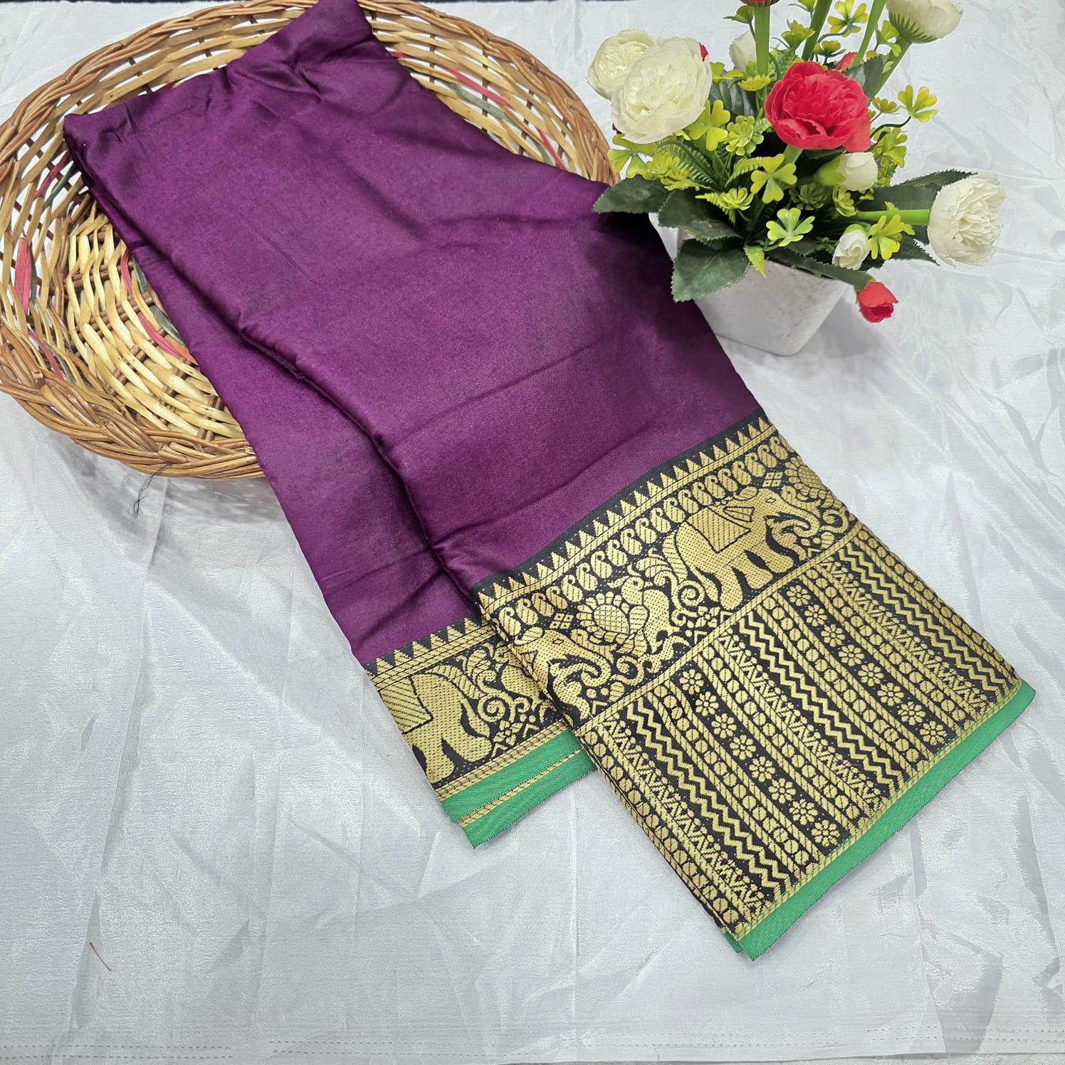 Traditional NarayanPattu Cotton saree