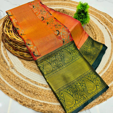 Exquisite Bridal Soft Silk Saree