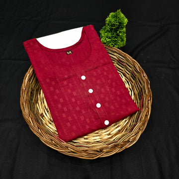 Premium Plain Cotton Kurti