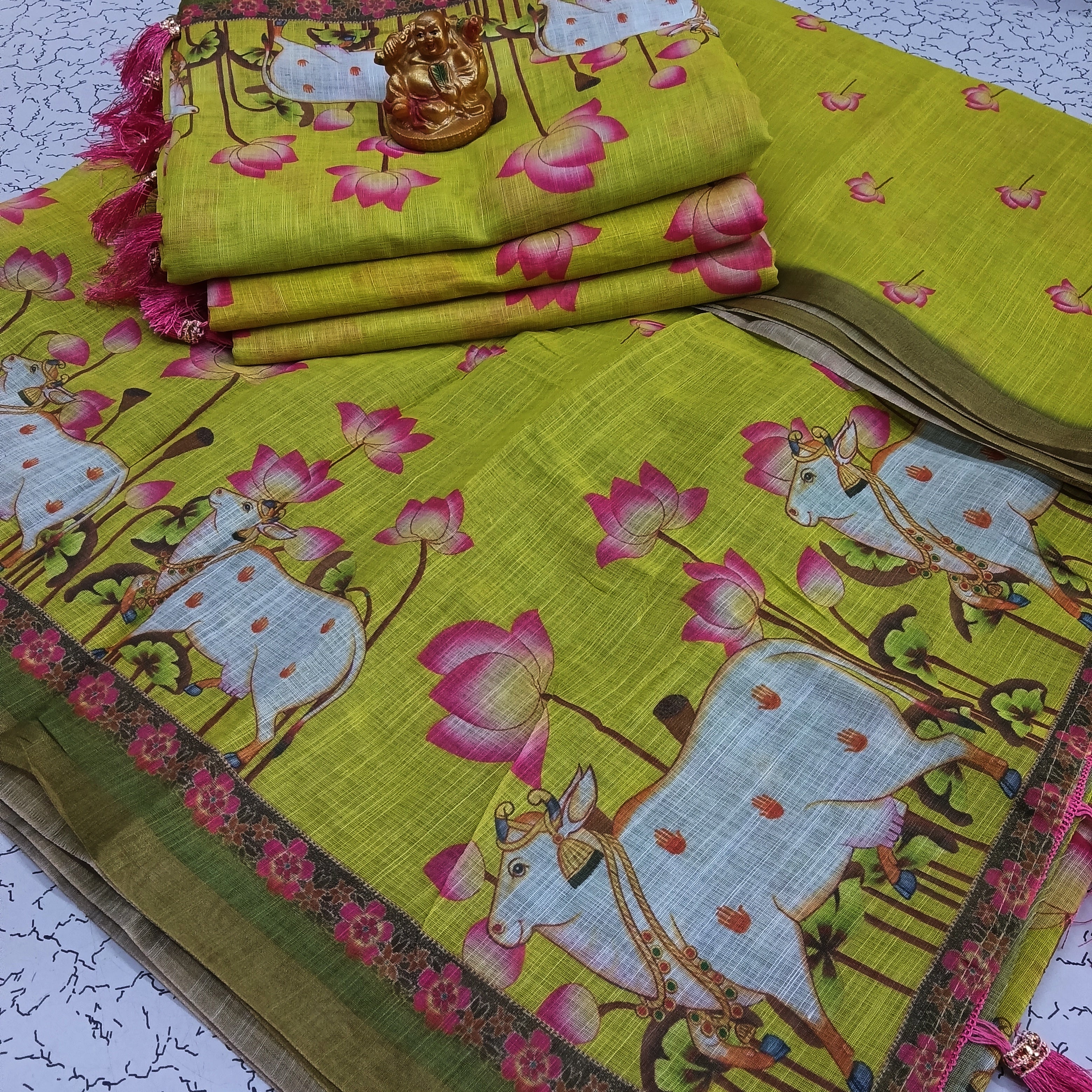 Trending Linen Offer Sarees