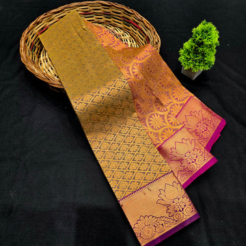 All Self Bridal Saree ( Without Stone )
