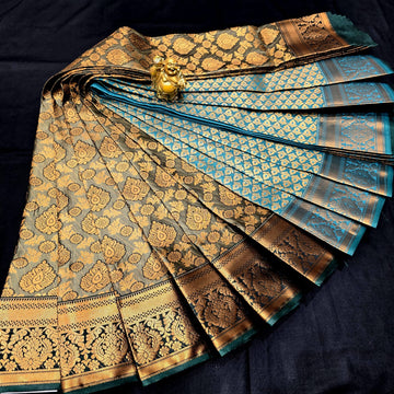 All Self Bridal Saree