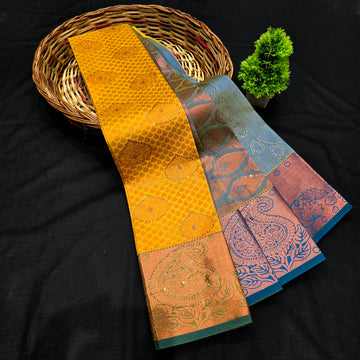All Self Bridal Saree
