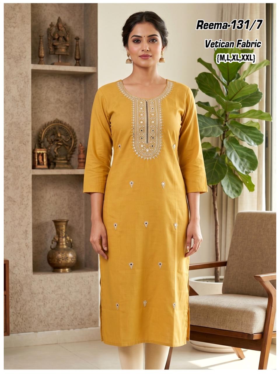 Premium Vetican Fabric Kurti