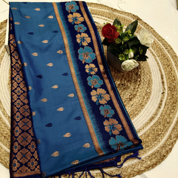Flower Luxury Soft Silk Saree