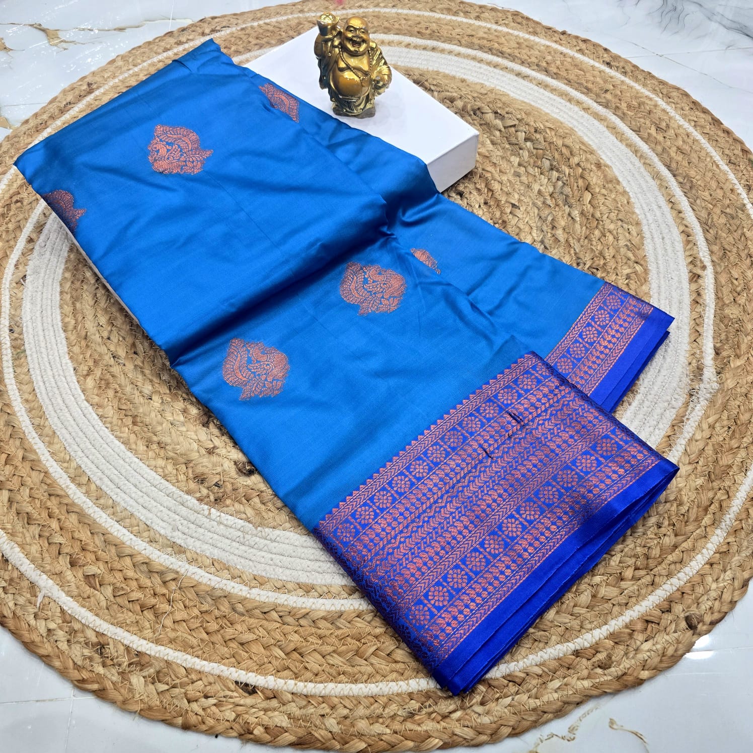 Traditional Soft Silk Zari Border Saree