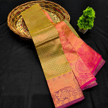All Self Bridal Saree ( Without Stone )