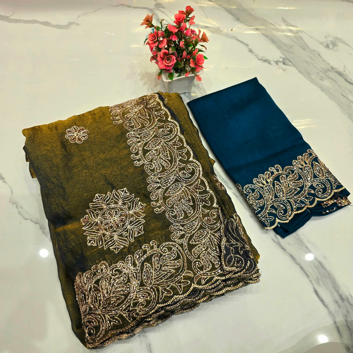Diwali Special Party Wear Silk Saree
