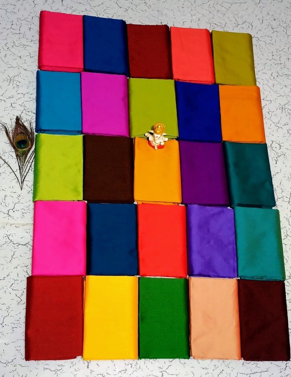 Silk Cotton 25 Pies Bundle 25 Random Colours