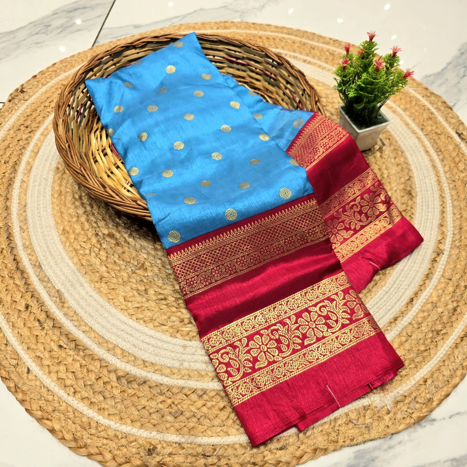 Digital Print Work Saree