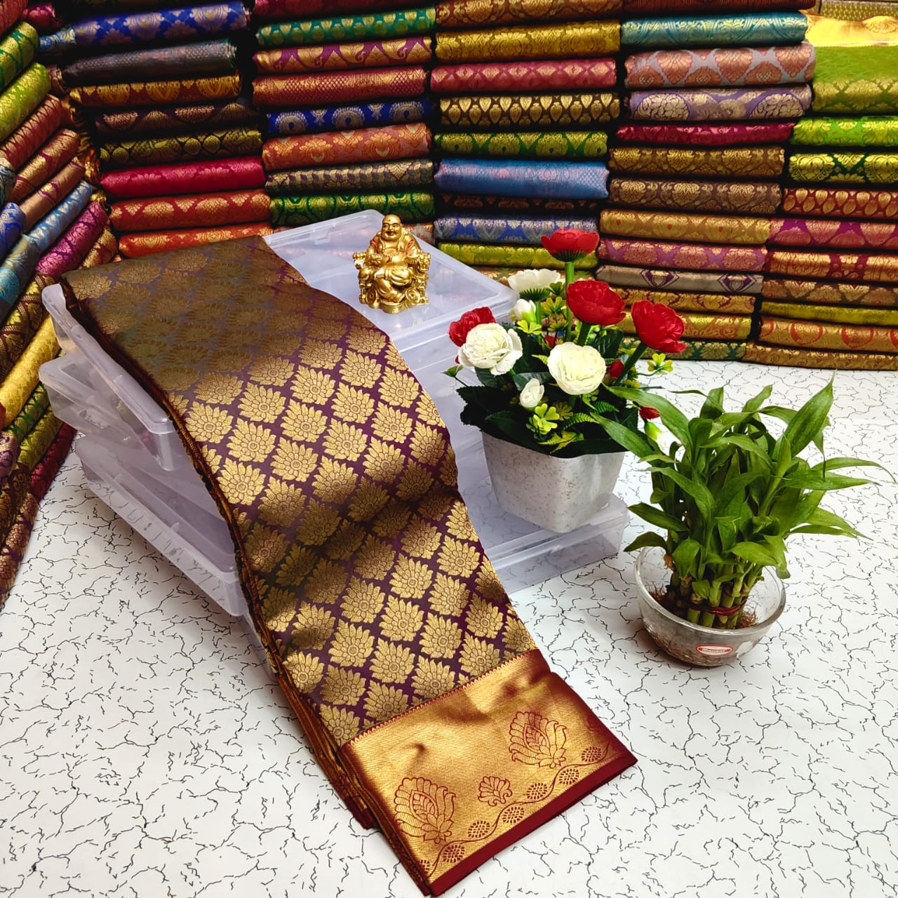 Half Mixed Pattu Sarees