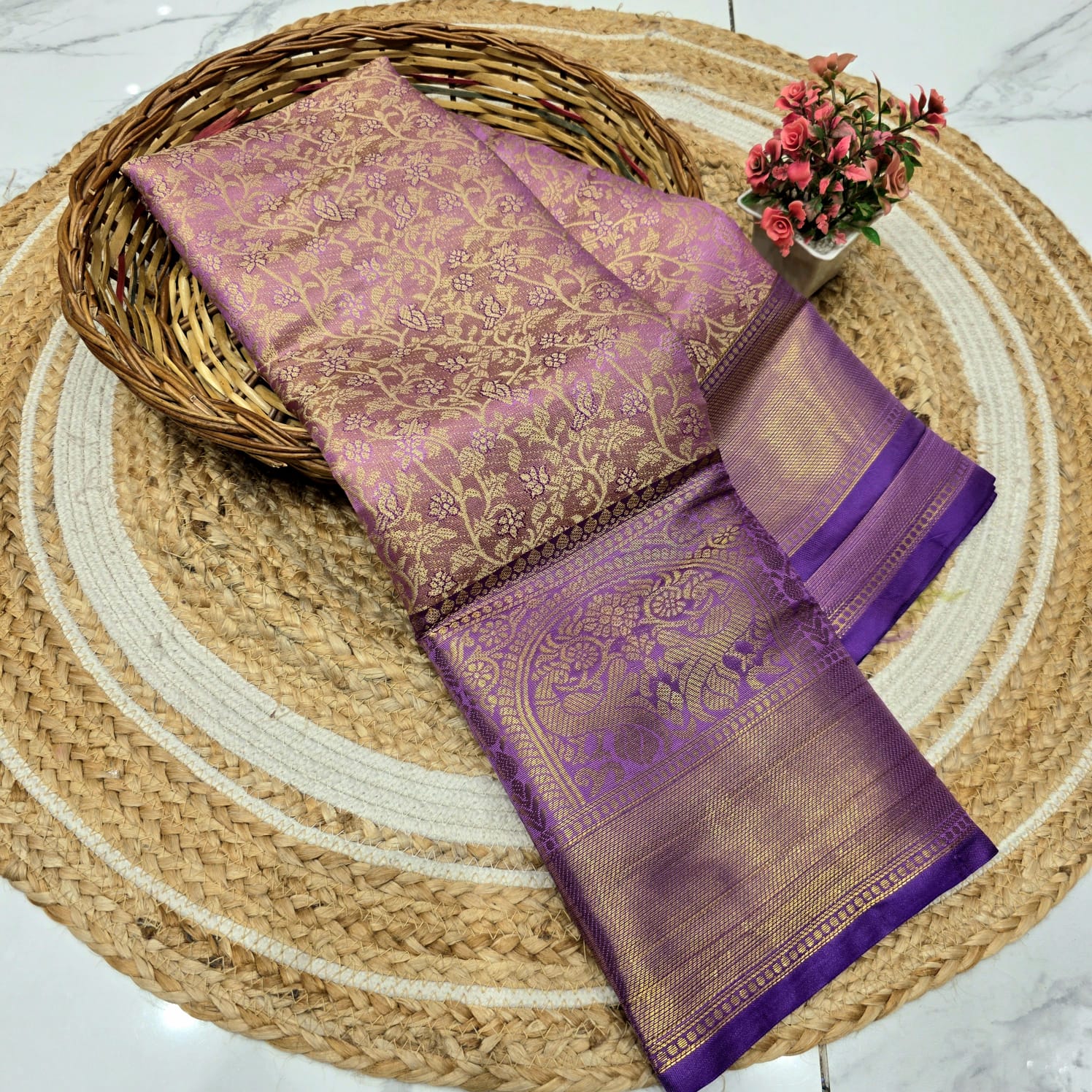 One Gram Gold Saree