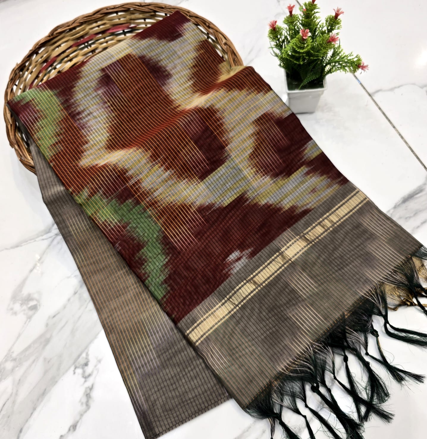 Pochampally Cotton Saree