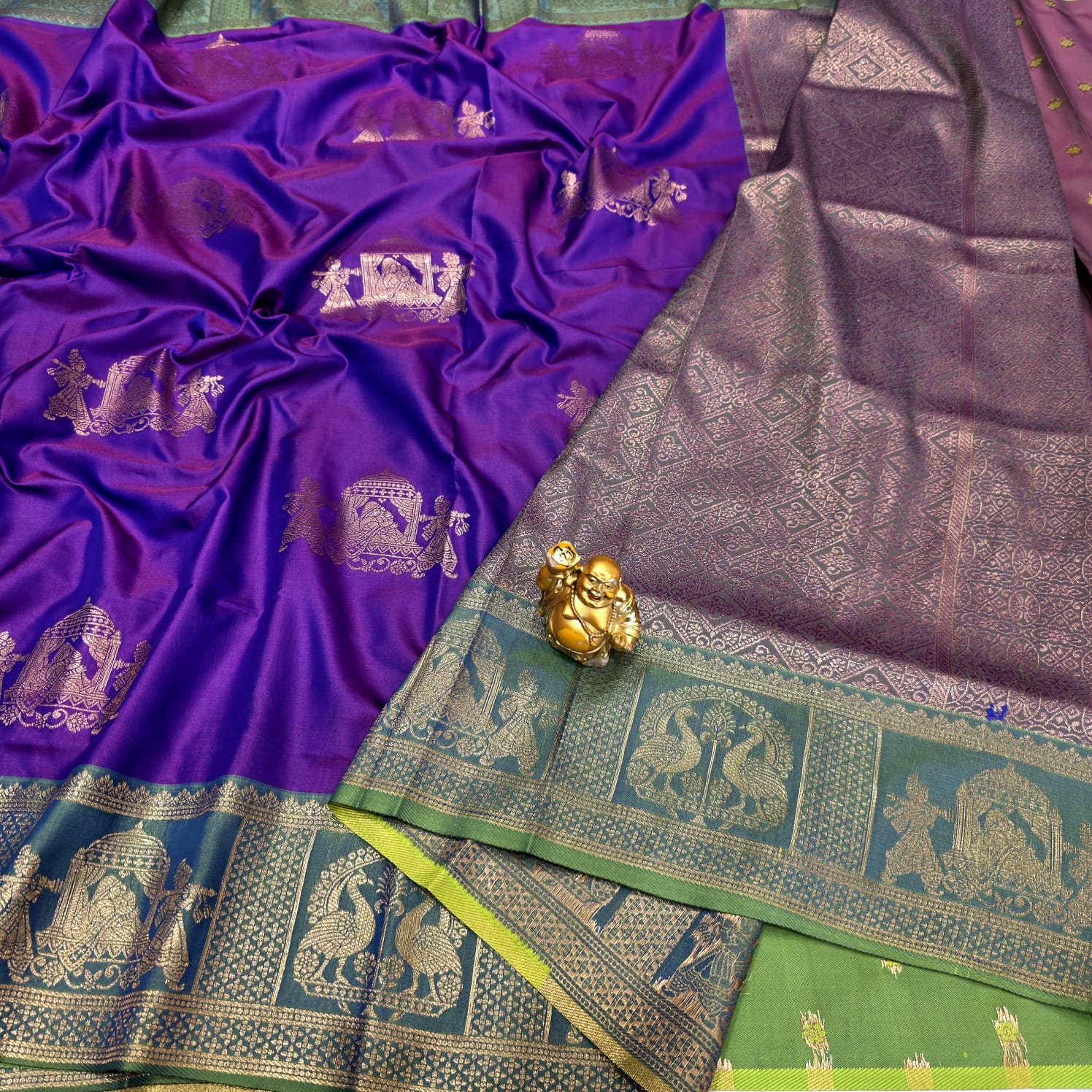 Luxury Pallakku Design Soft Silk Saree