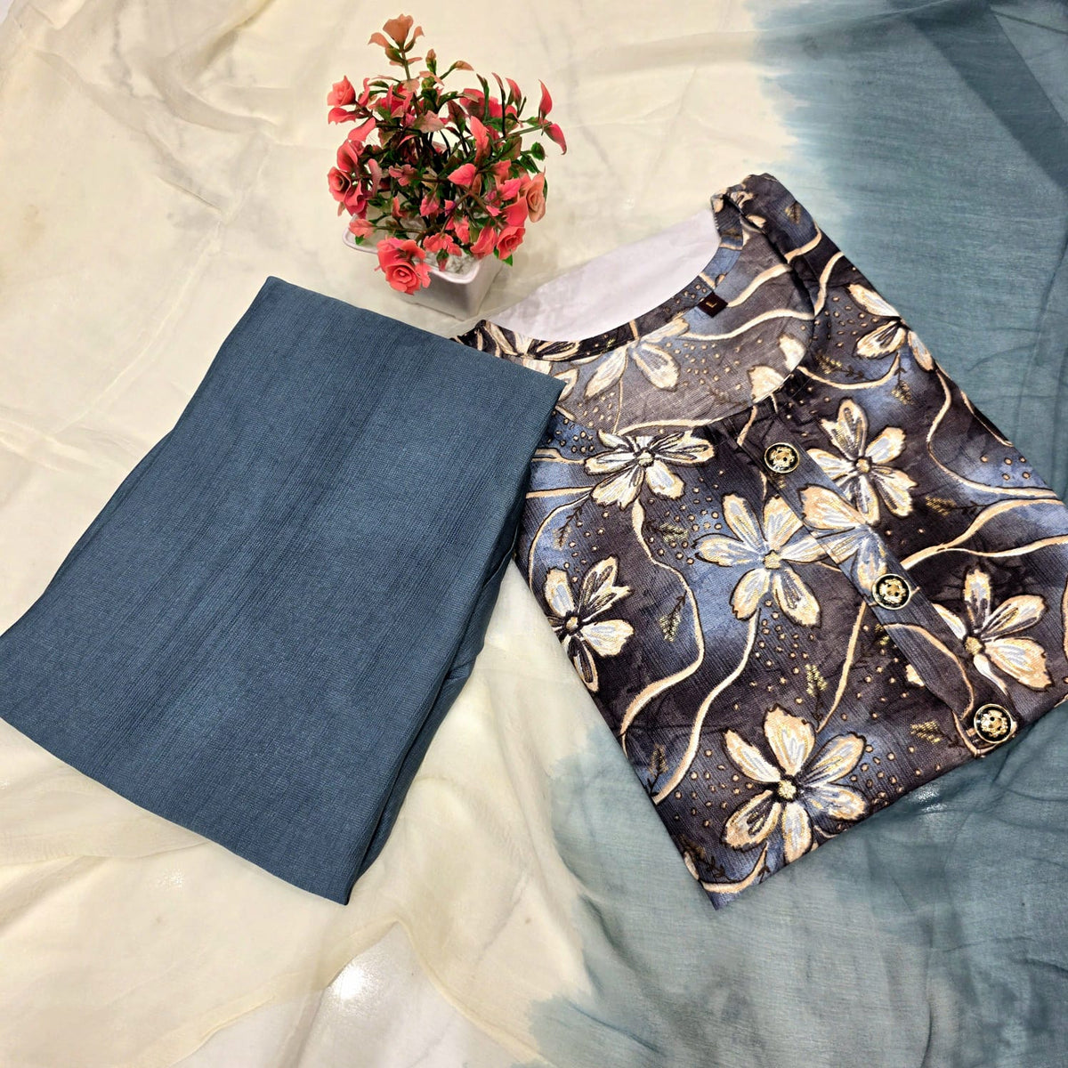Semi Vetican Chudi Set