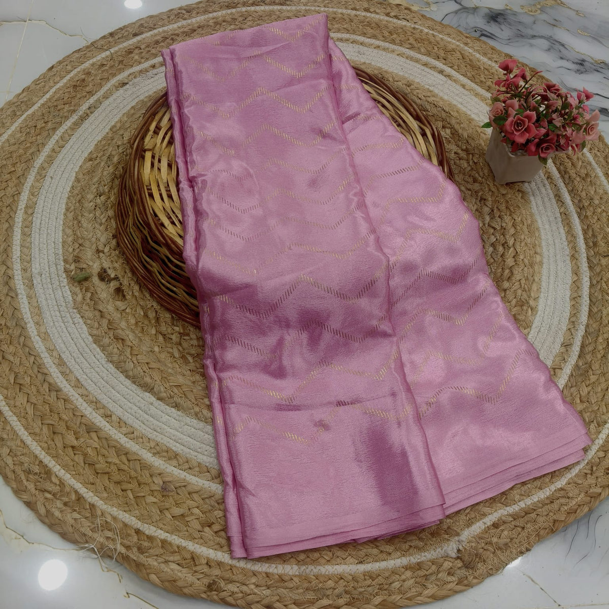 Zigzag Silk Saree