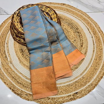 Offer Jacquard Silk Saree ( Same colour only dispatch )