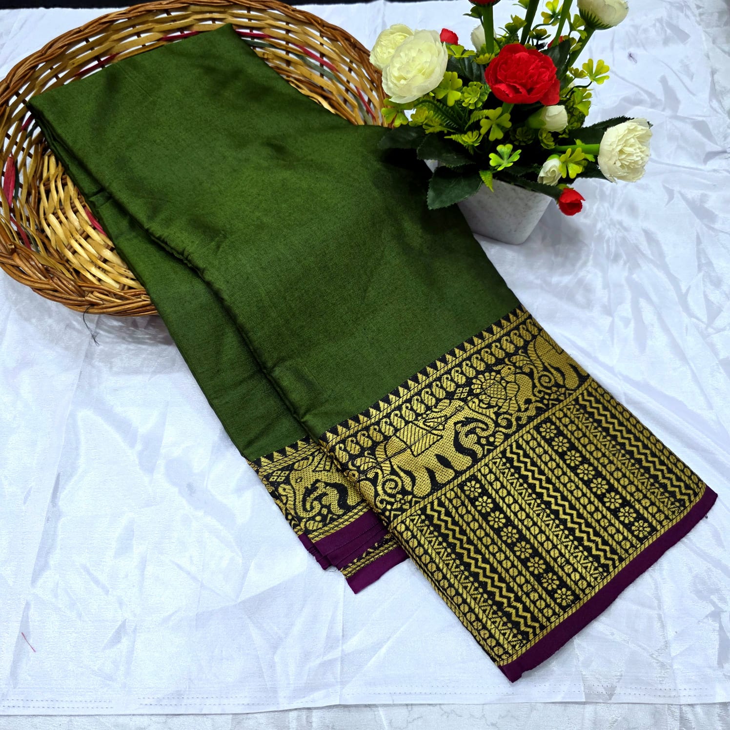 Traditional NarayanPattu Cotton saree
