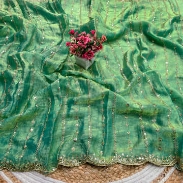 Space Silk Replica Saree