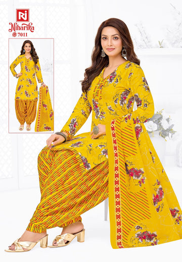 Printed Patiyala Kurti Set