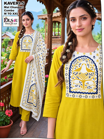Peacock Printed 3-Piece Set