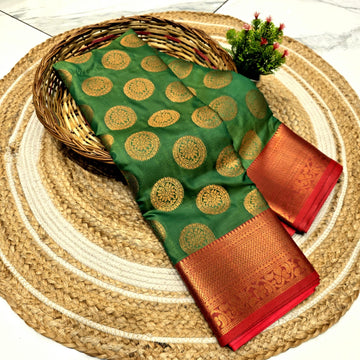Green Soft Silk Saree