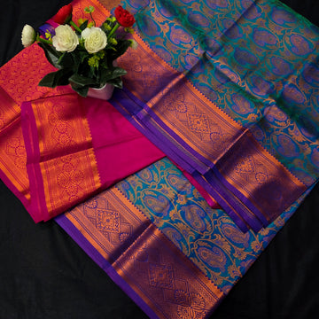 Mayil Pattu sarees ( Pre Booking Saree 8 to 10 Working Days )
