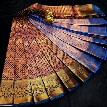 All Self Bridal Saree