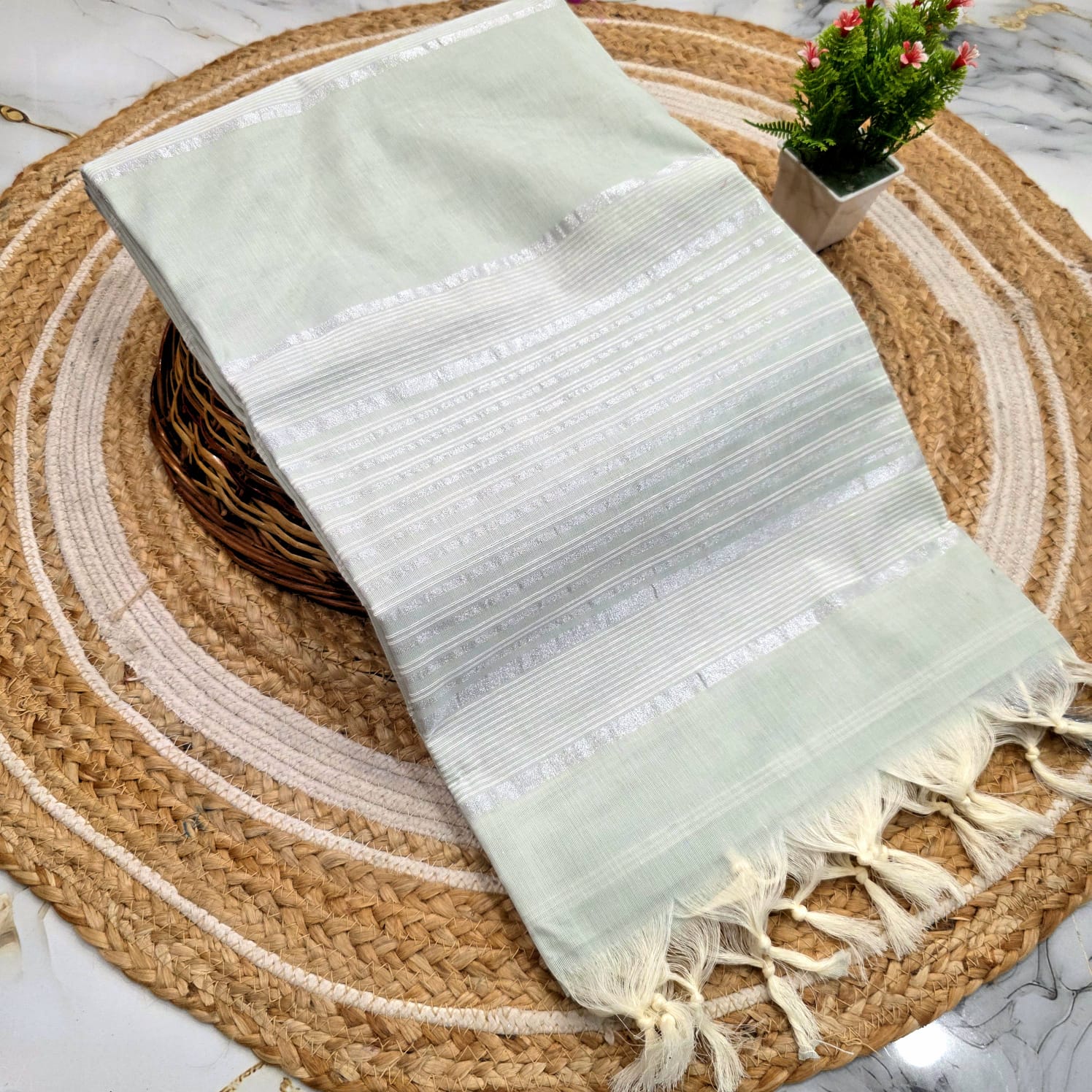 Jute Cotton Saree