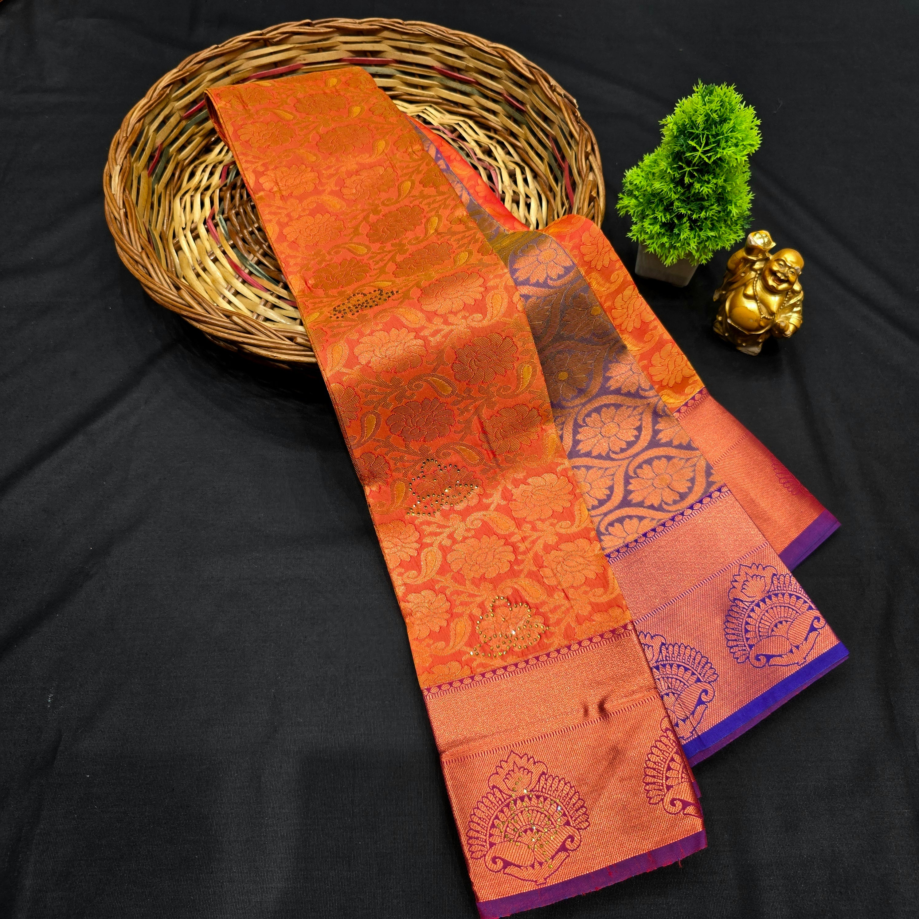 All Self Bridal Saree