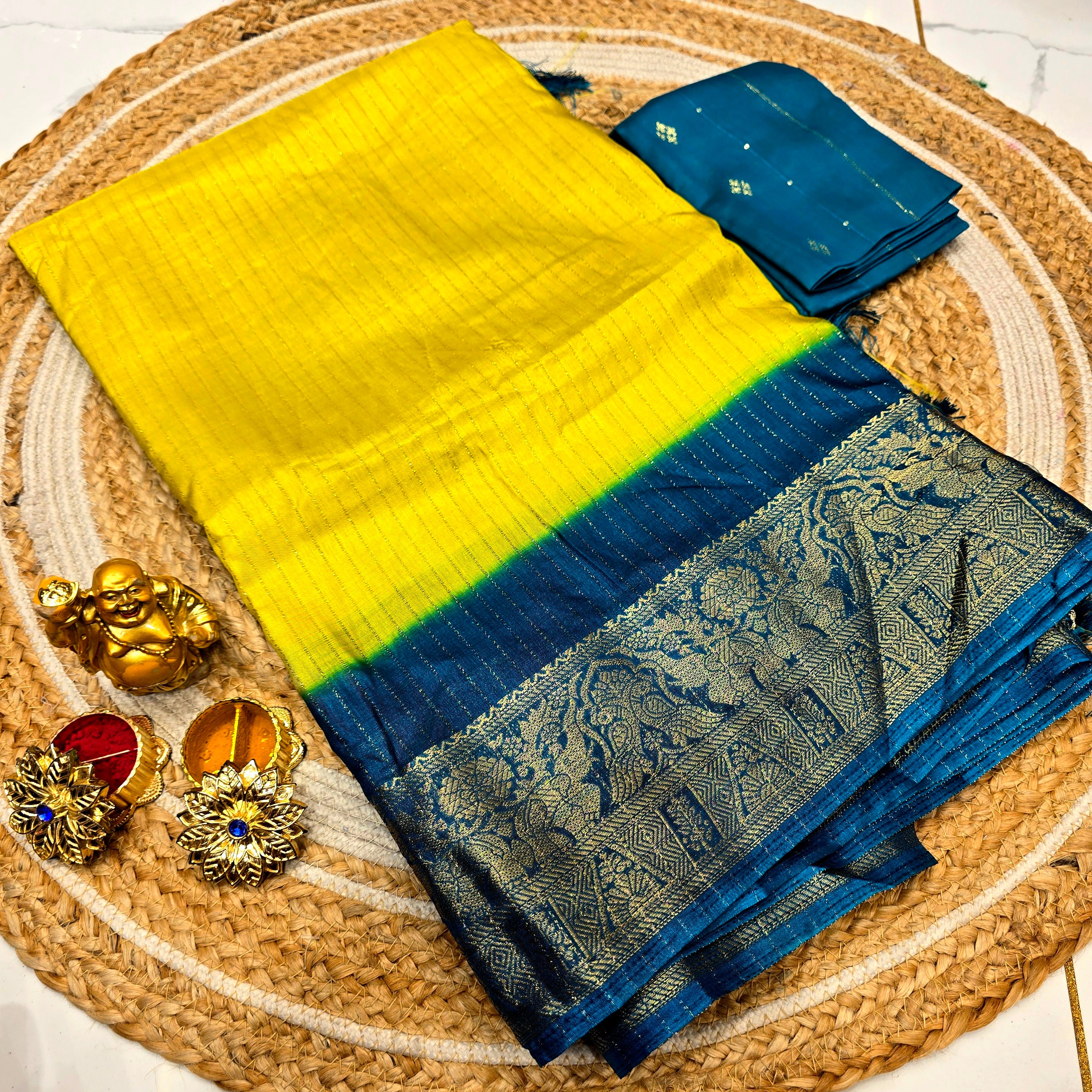Fancy Blouse Work Saree