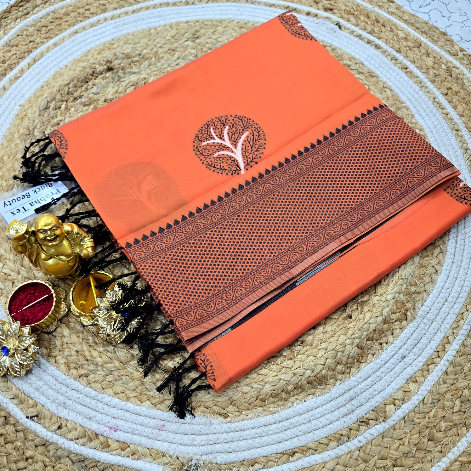 Preimium soft cotton printed saree