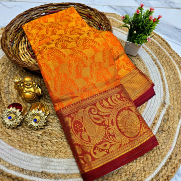 Tissue Bridal Saree