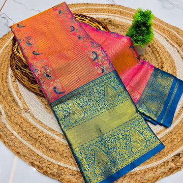 Exquisite Bridal Soft Silk Saree