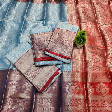 One Gram Silver Saree