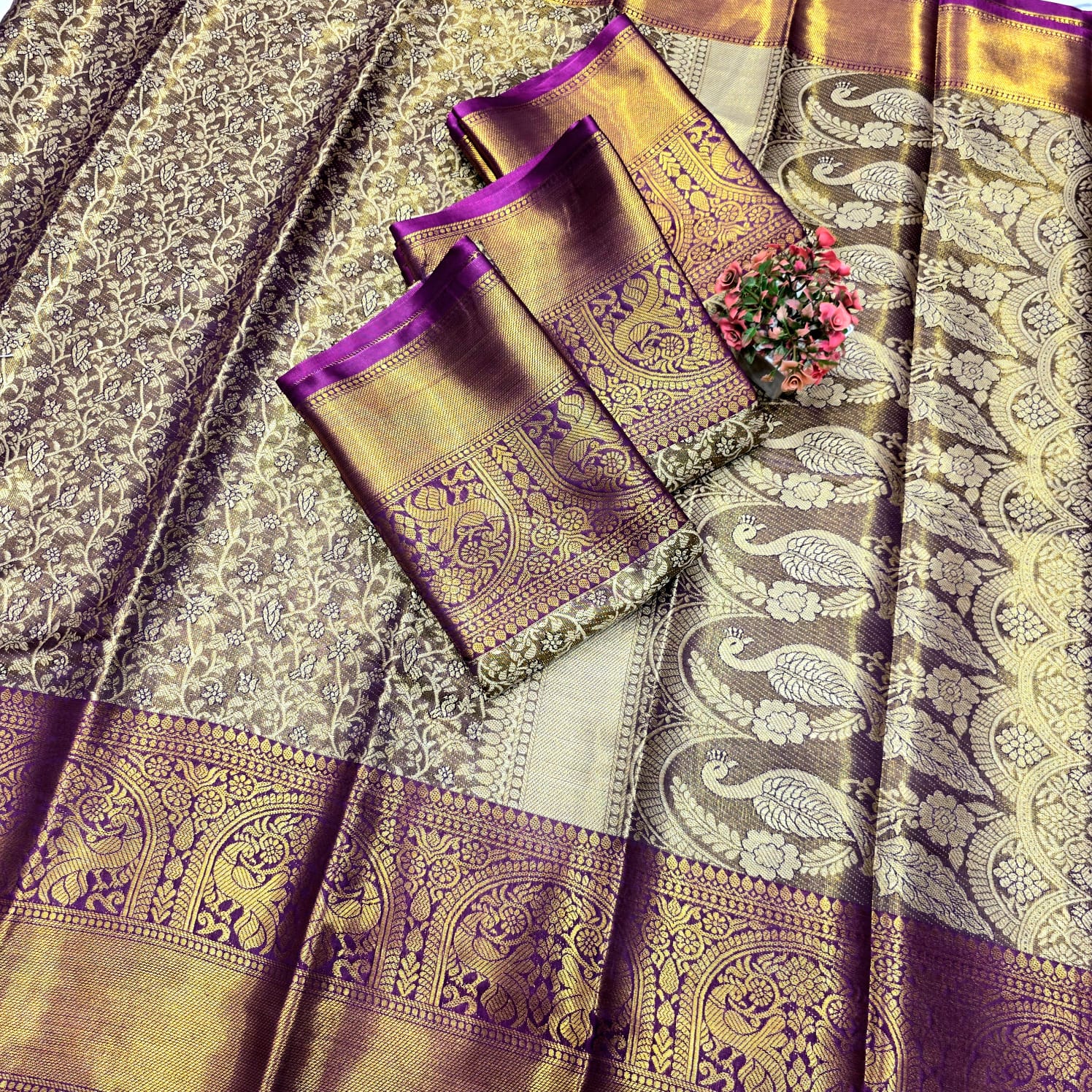 One Gram Gold Saree