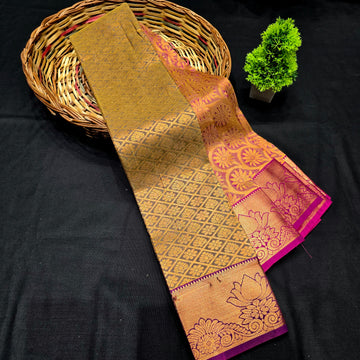 All Self Bridal Saree ( without Stone )