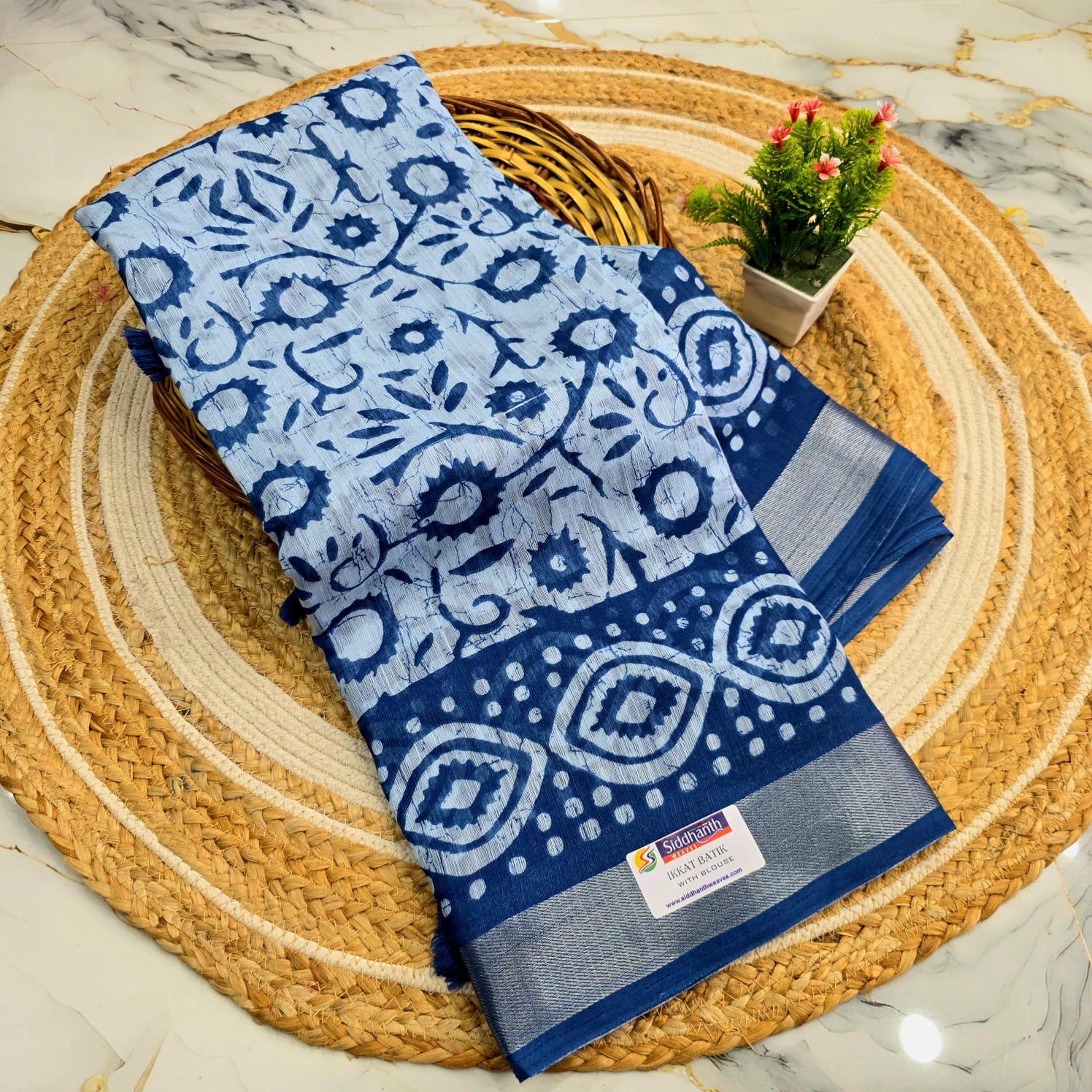 Siddhanth Ikkat Silk Saree