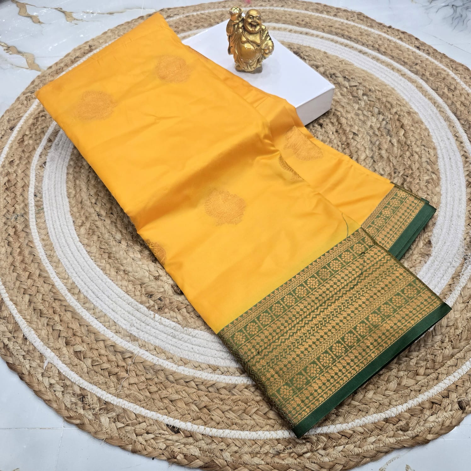 Traditional Soft Silk Zari Border Saree