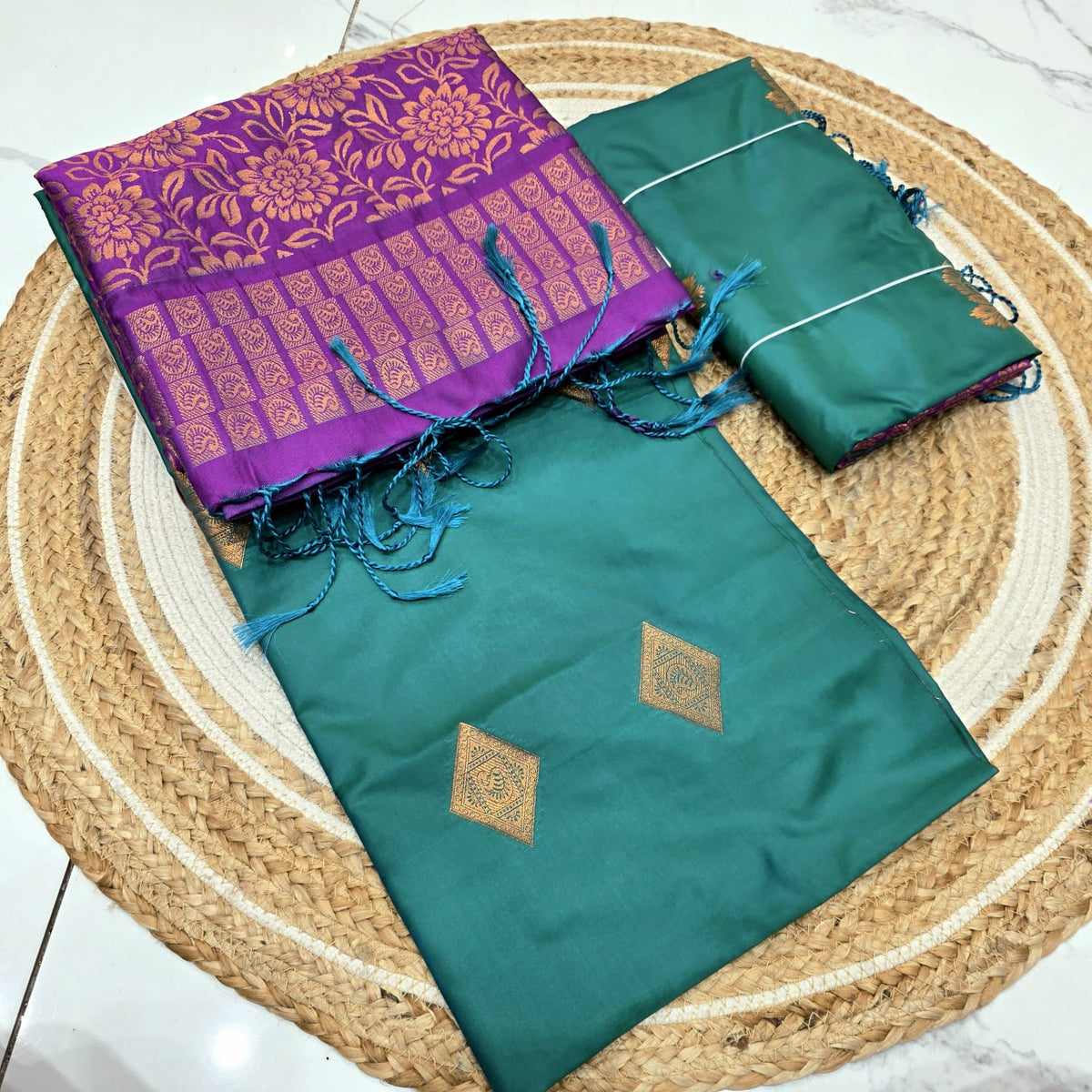 Luxury Soft Silk Saree ( Same Colour Only Dispatch )