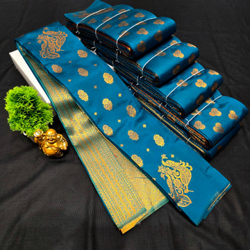 Borderless kubera Silk Saree